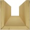Ekena Millwork 3-Sided Pecky Cypress Endurathane Faux Wood Ceiling Beam, Premium Mahogany, 10"W x 8"H  x 16'L BMPC3C0100X080X192ZM - alternate 2